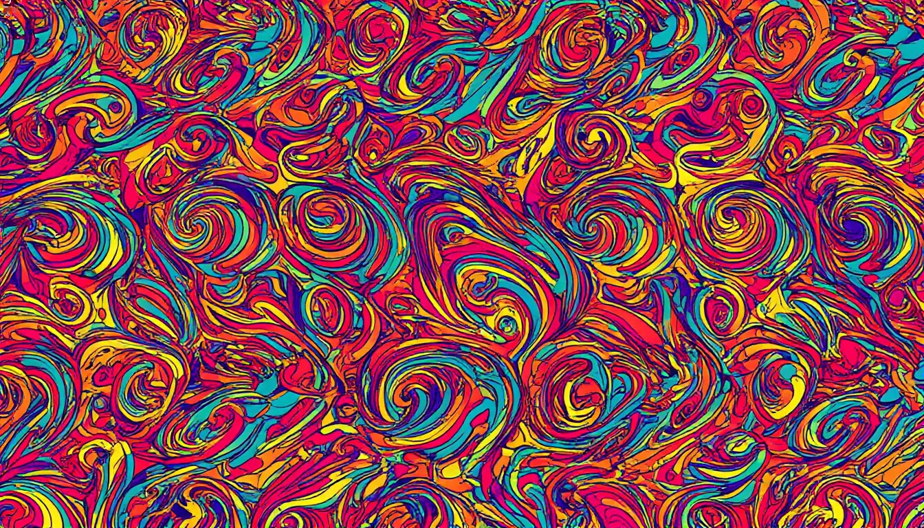 Abstract fabric pattern