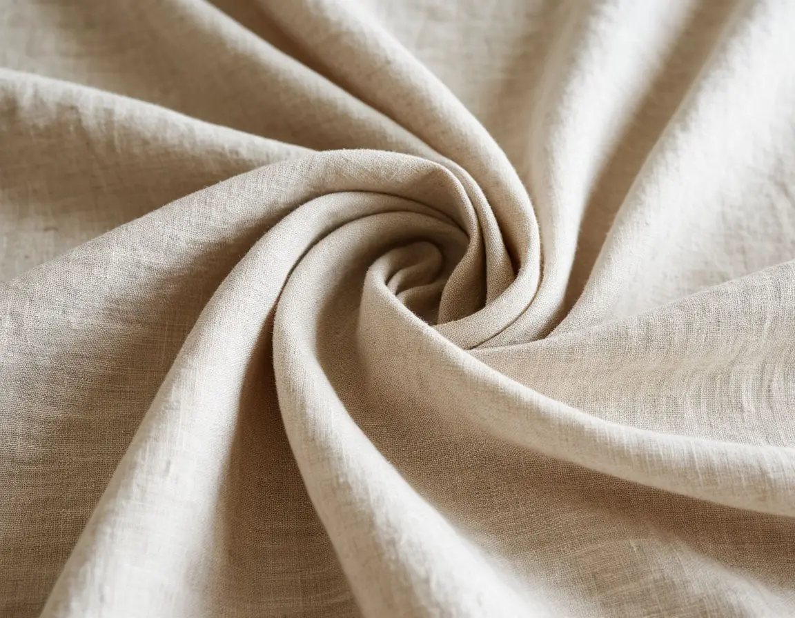 Lightweight linen fabric