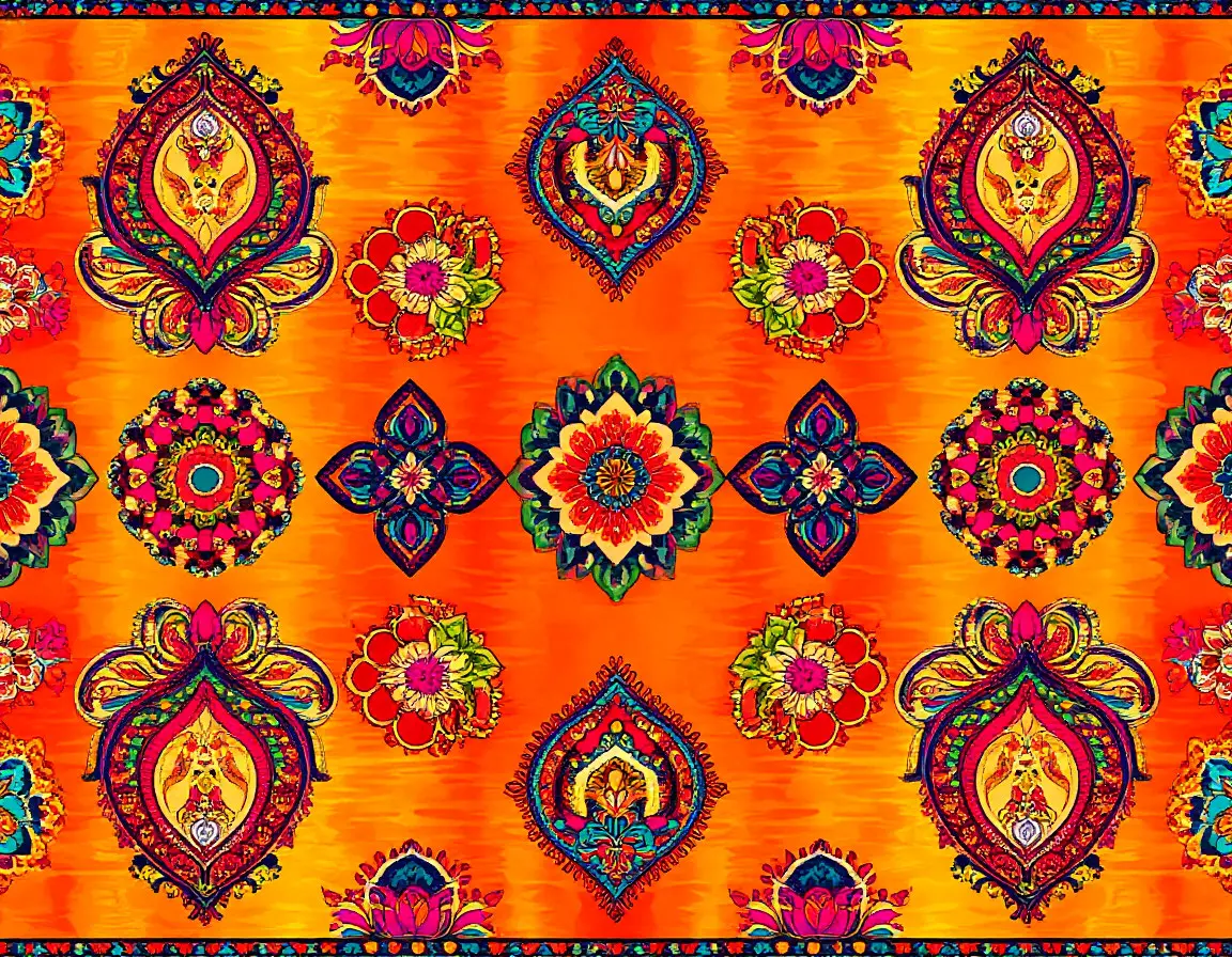 Ethnic printed fabric