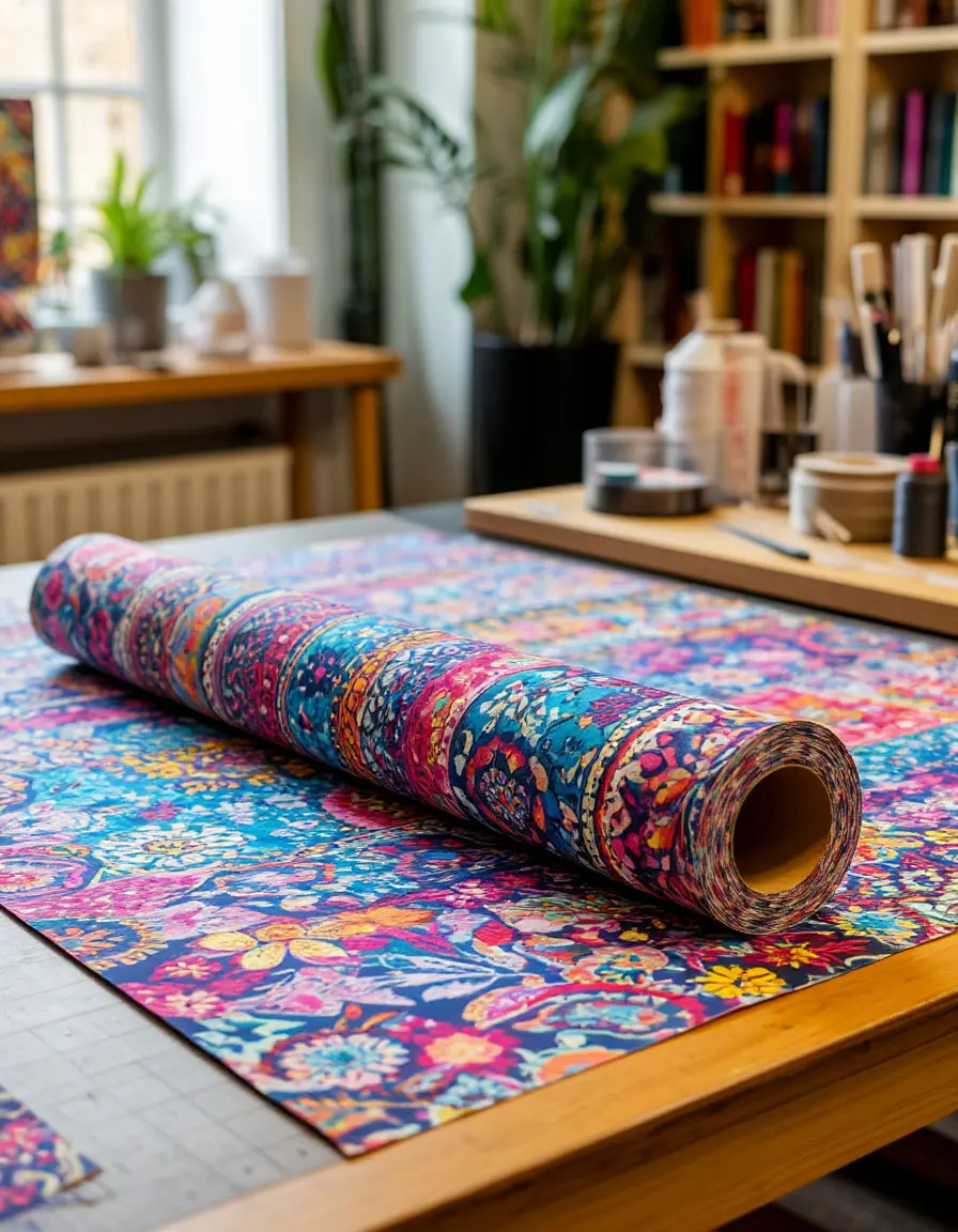 Custom printed fabric