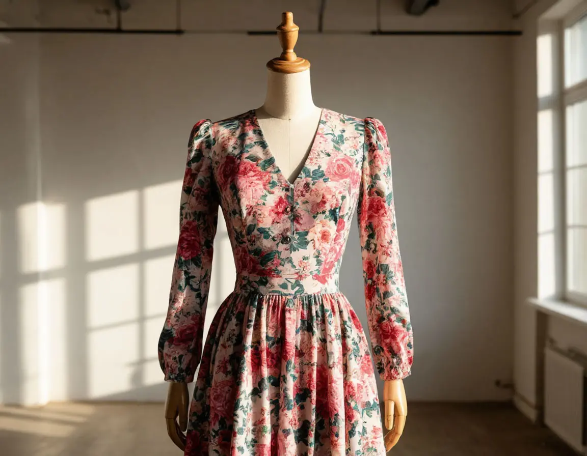 Floral dress print